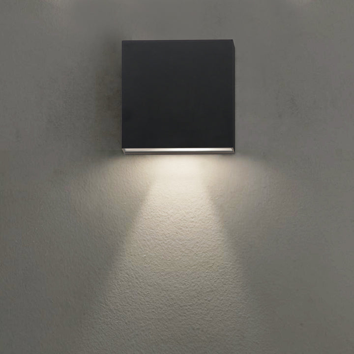 Cubed 5.5 LED Outdoor Sconce by Studio M Lighting – lifestyle