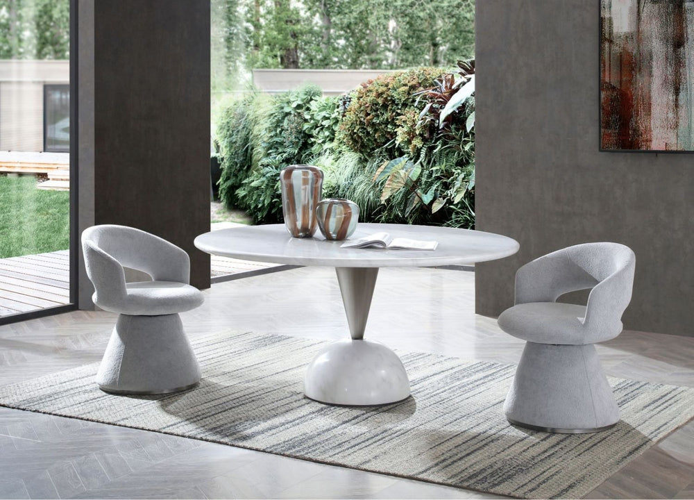 Olympia Round Dining Table by Whiteline Modern Living – lifestyle