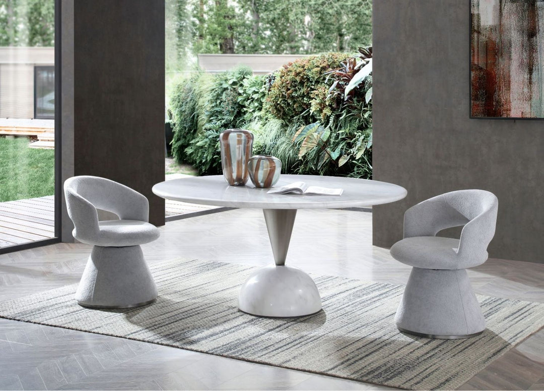 Olympia Round Dining Table by Whiteline Modern Living – lifestyle
