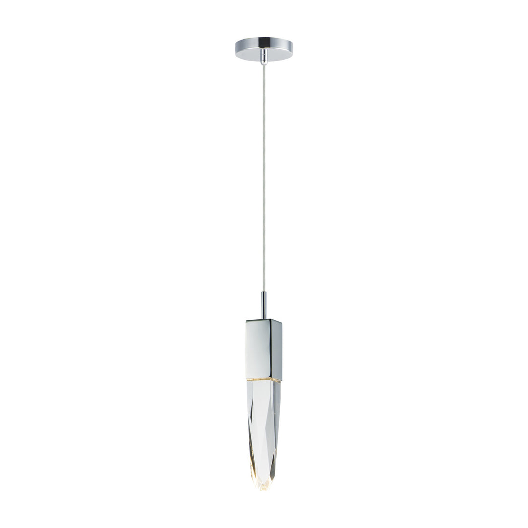 Quartz LED Pendant 351242 by Studio M Lighting in Polished Chrome