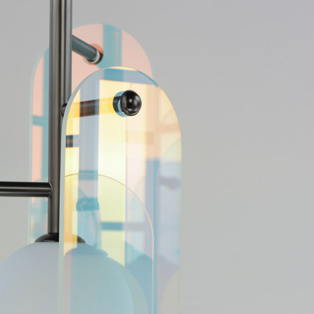 Megalith - Glass Megalith 5-Light Pendant by Studio M Lighting – lifestyle