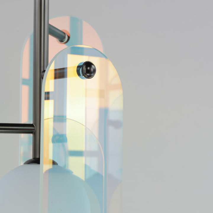 Megalith - Glass Megalith 5-Light Pendant by Studio M Lighting – lifestyle