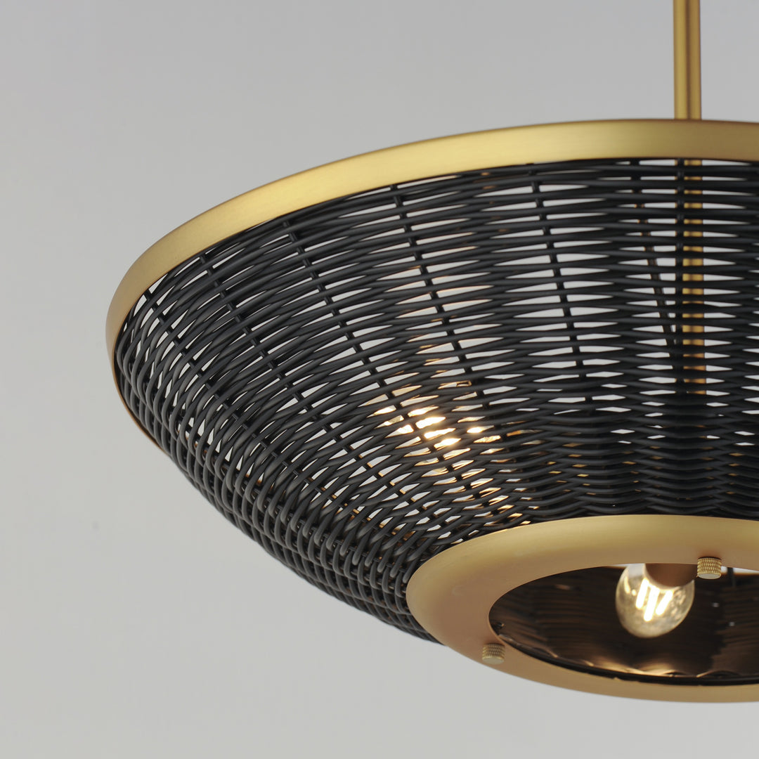 Rattan 20 3-Light Pendant by Studio M Lighting – lifestyle