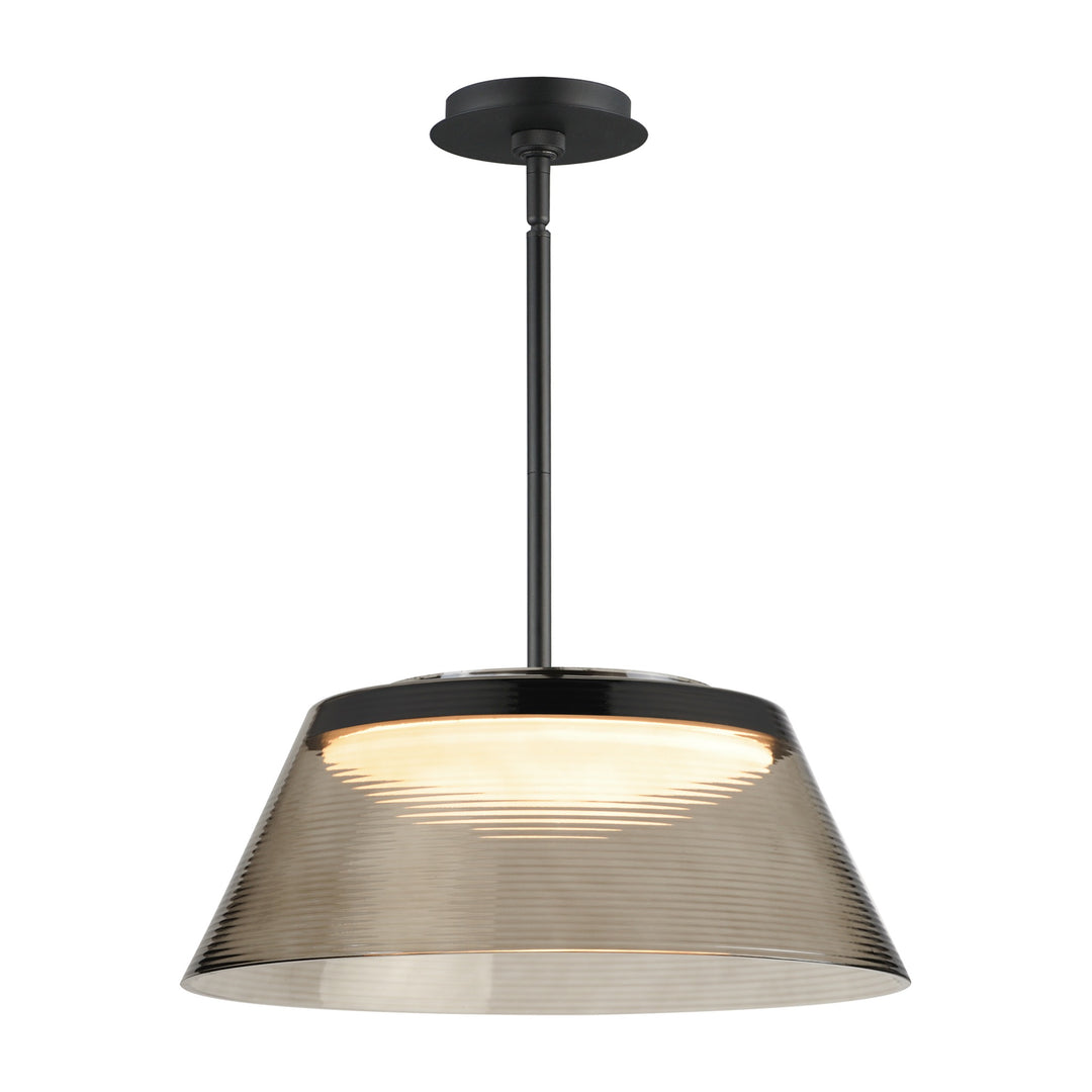 Jensen 18 LED Pendant by Studio M Lighting in Black