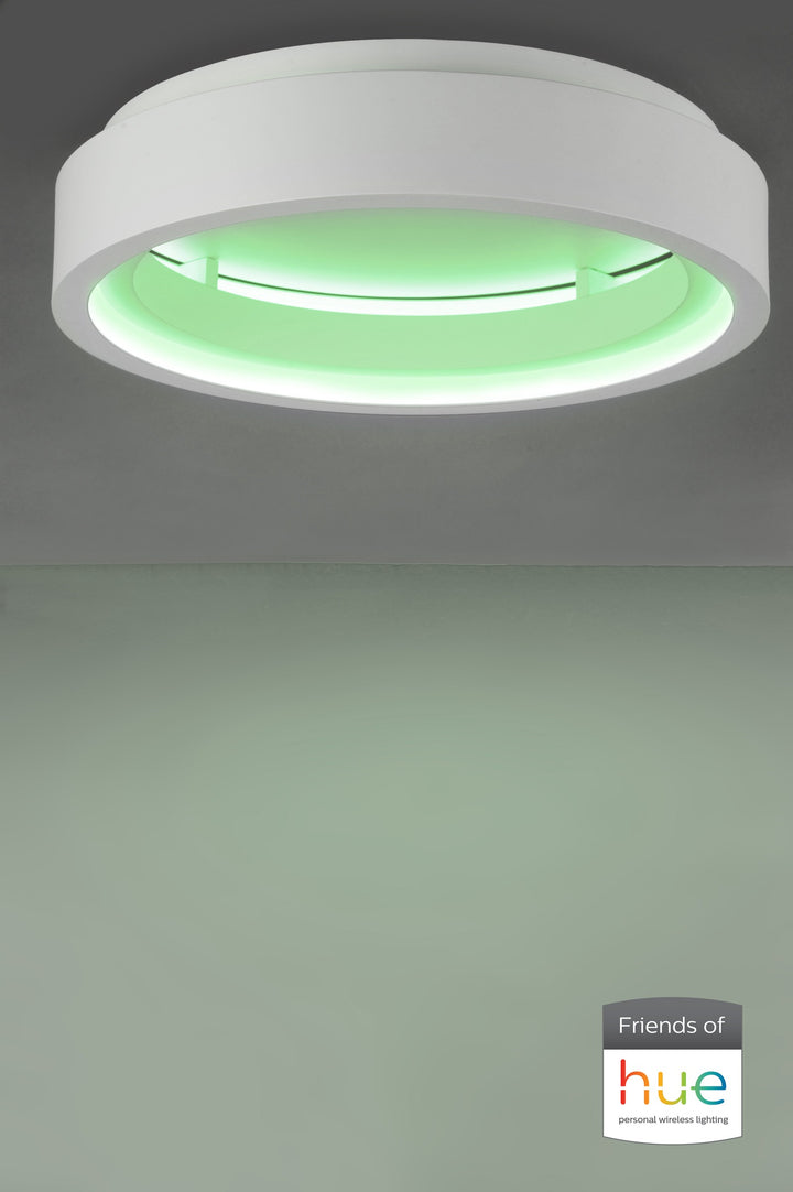 iCorona FoH i-Corona LED Flush Mount with Philips Hue by Studio M Lighting – lifestyle