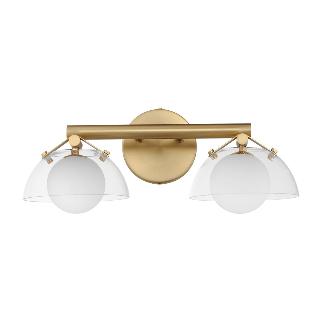 Domain 2-Light Wall Sconce by Studio M Lighting in Natural Aged Brass