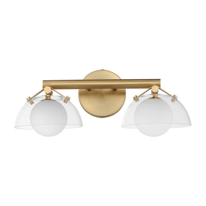 Domain 2-Light Wall Sconce by Studio M Lighting in Natural Aged Brass