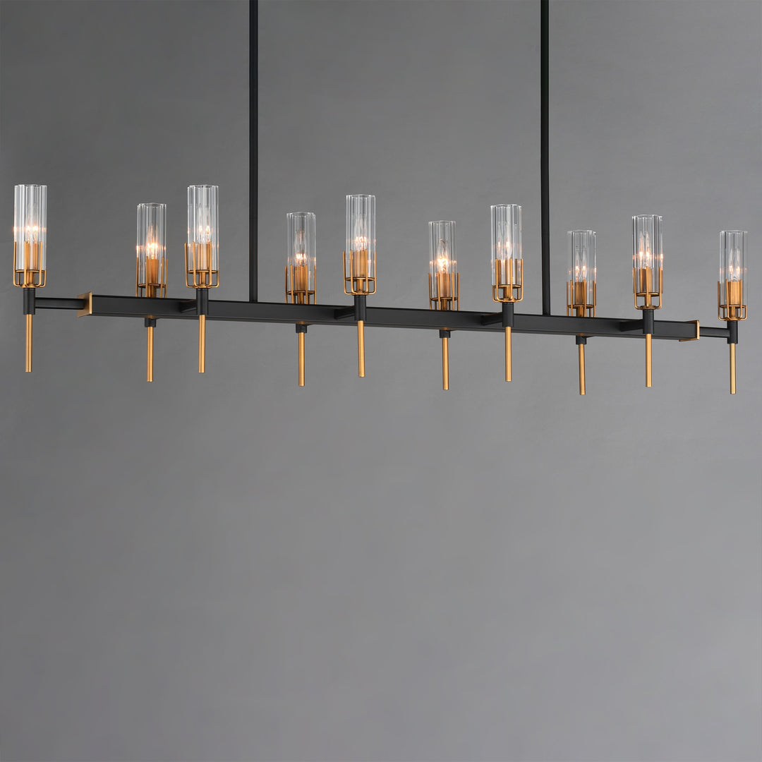 Flambeau 60 Linear Pendant by Studio M Lighting – lifestyle