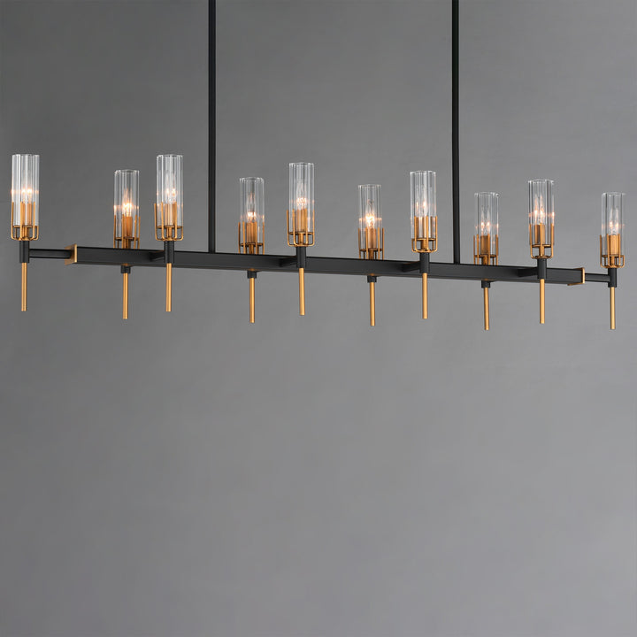 Flambeau 60 Linear Pendant by Studio M Lighting – lifestyle