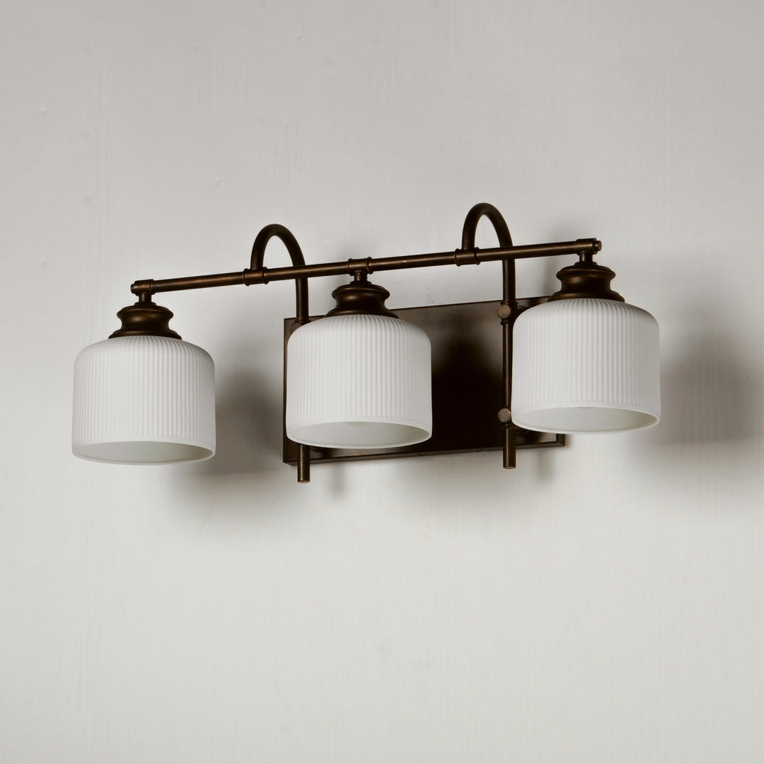 Bisque 3-Light Bath Vanity by Studio M Lighting – lifestyle
