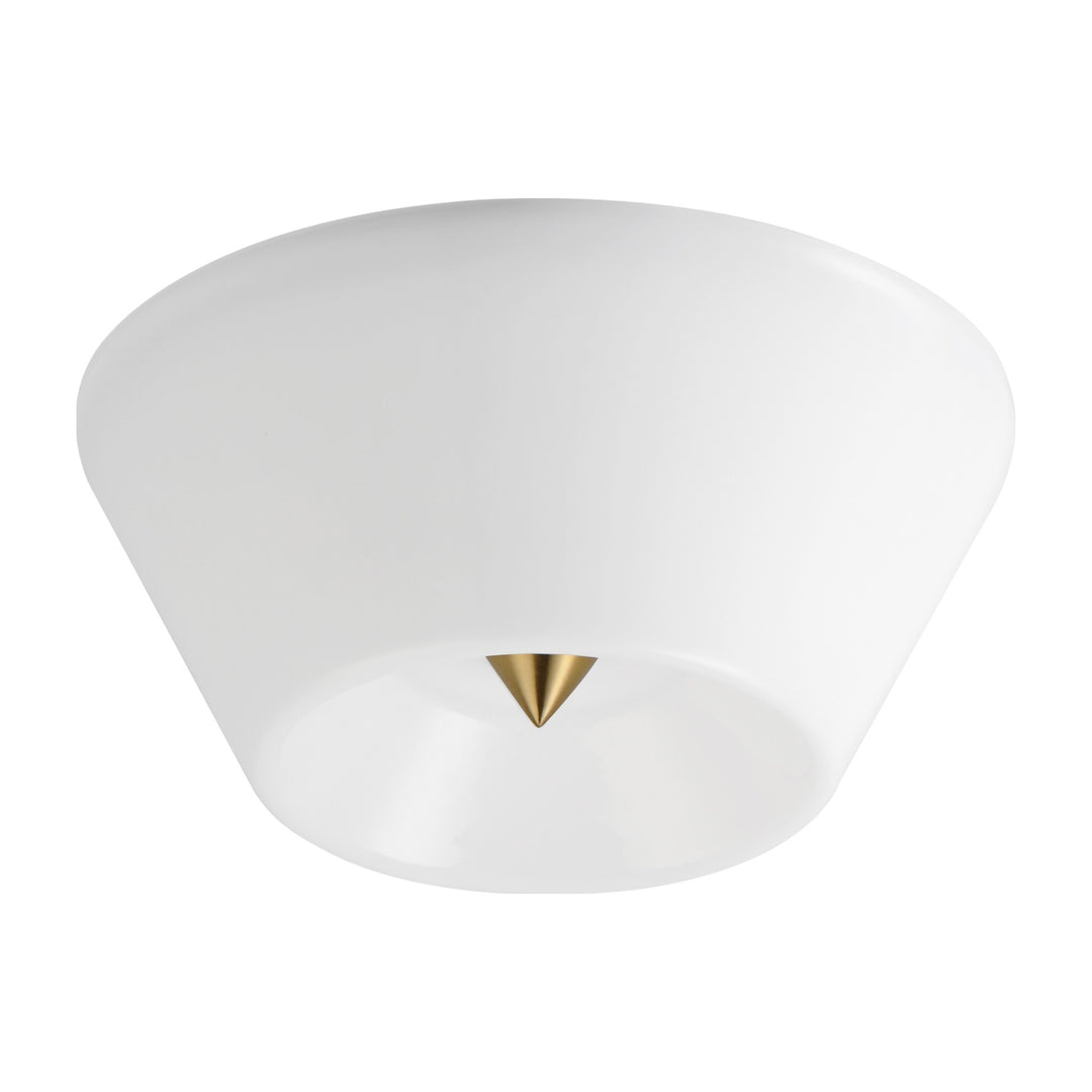 Tack LED Flush Mount by Studio M Lighting in Natural Aged Brass