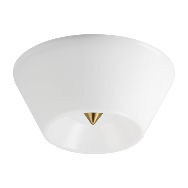 Tack LED Flush Mount by Studio M Lighting in Natural Aged Brass