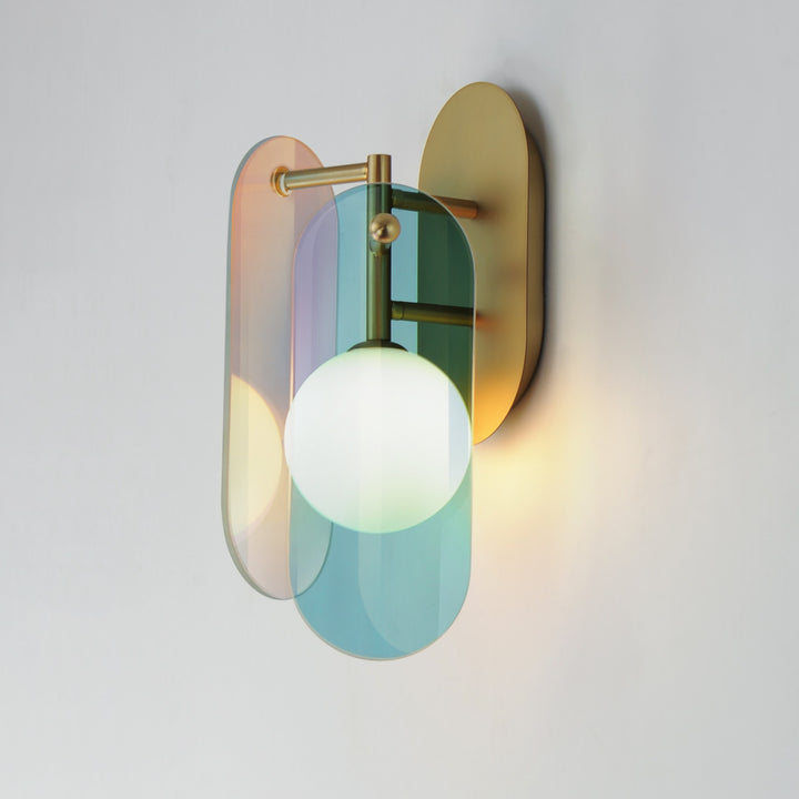 Megalith - Glass Megalith LED Wall Sconce by Studio M Lighting – lifestyle