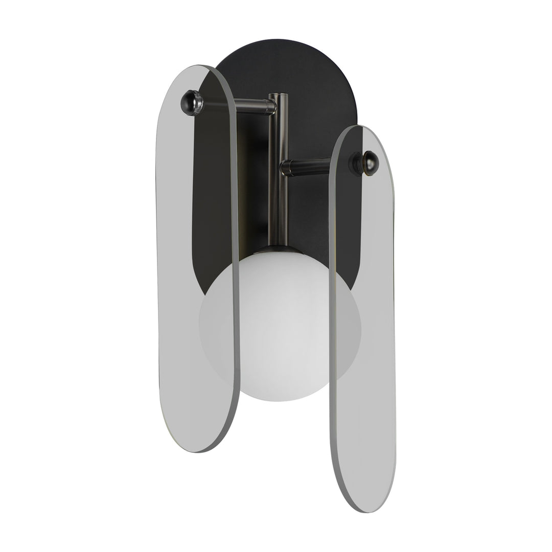 Megalith - Glass Megalith LED Wall Sconce by Studio M Lighting in Gunmetal