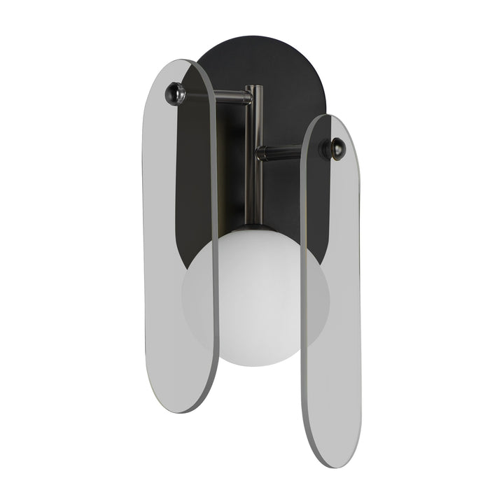 Megalith - Glass Megalith LED Wall Sconce by Studio M Lighting in Gunmetal