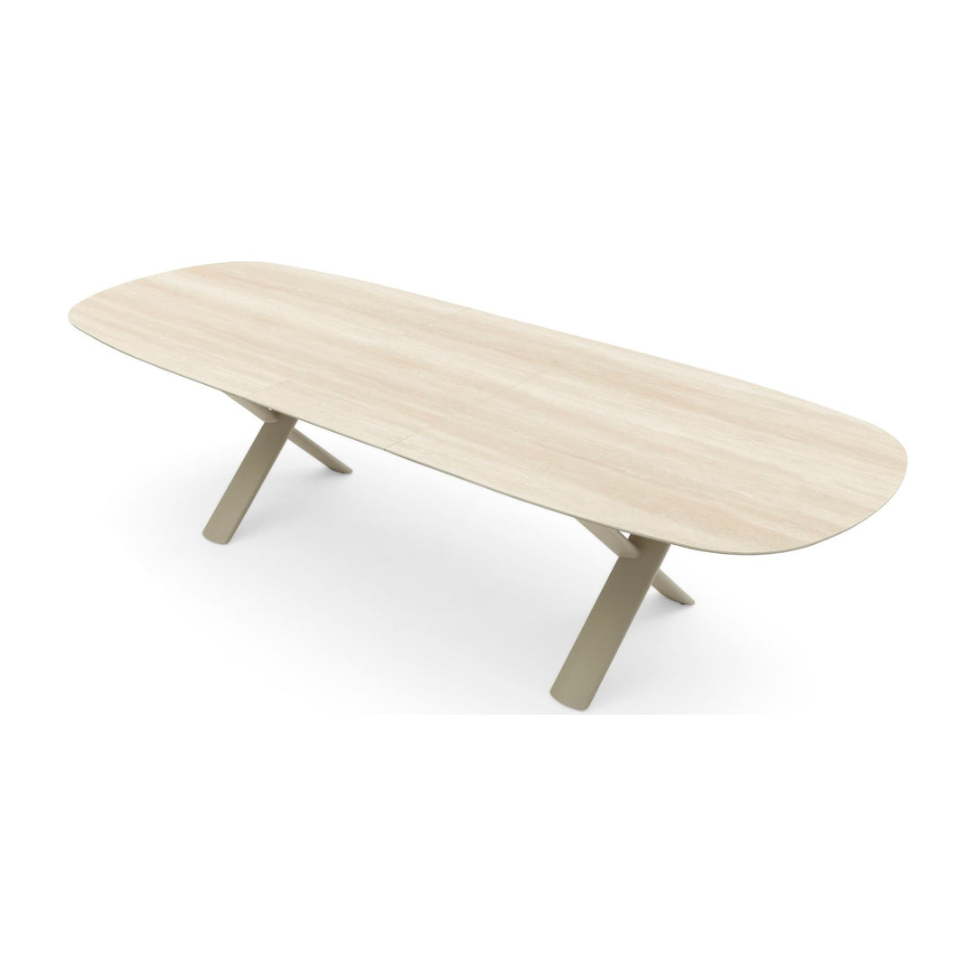 Albatros Oval Extendable Dining Table by Whiteline Modern Living