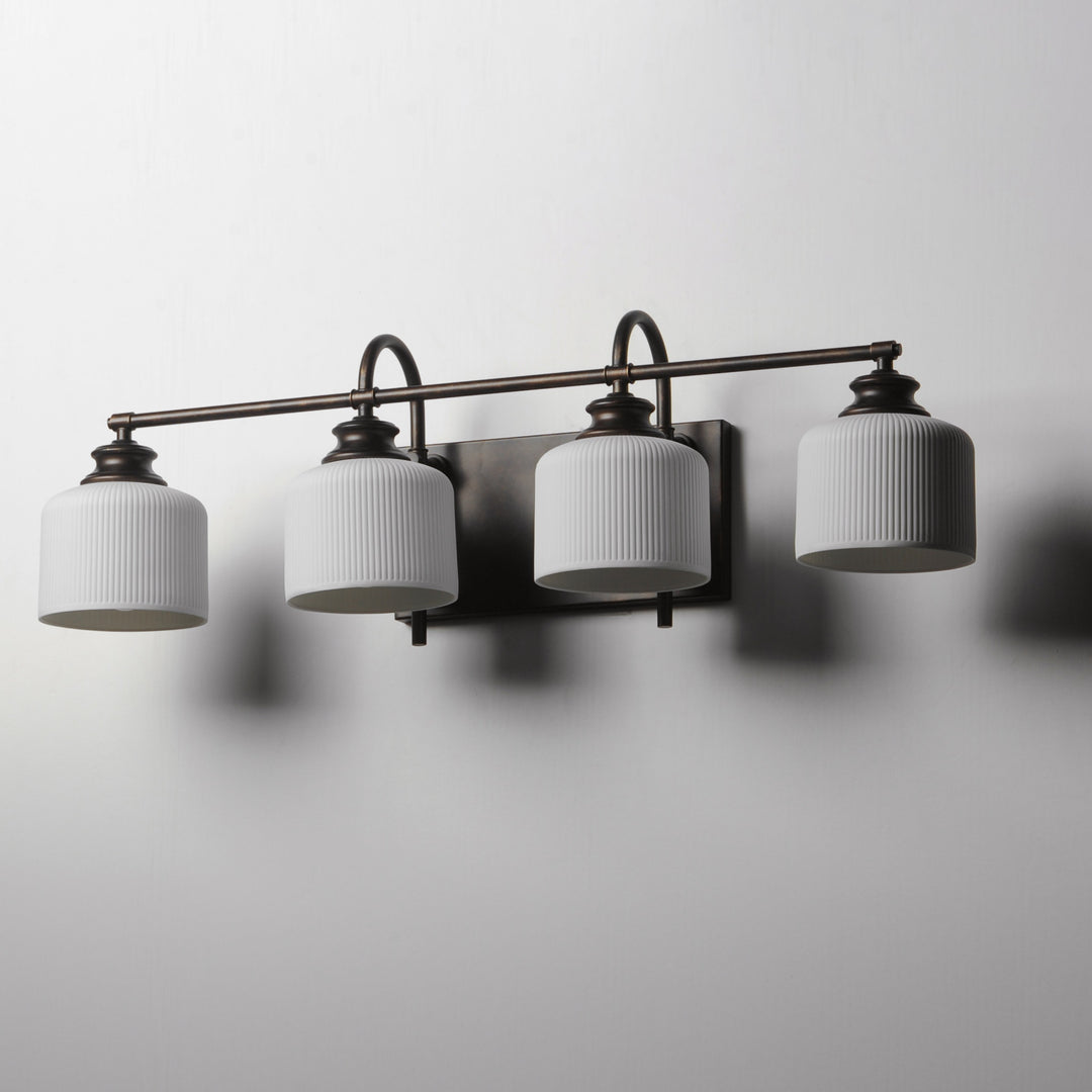 Bisque 4-Light Bath Vanity by Studio M Lighting – lifestyle