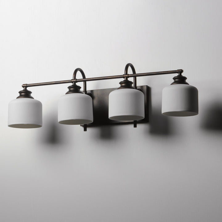 Bisque 4-Light Bath Vanity by Studio M Lighting – lifestyle