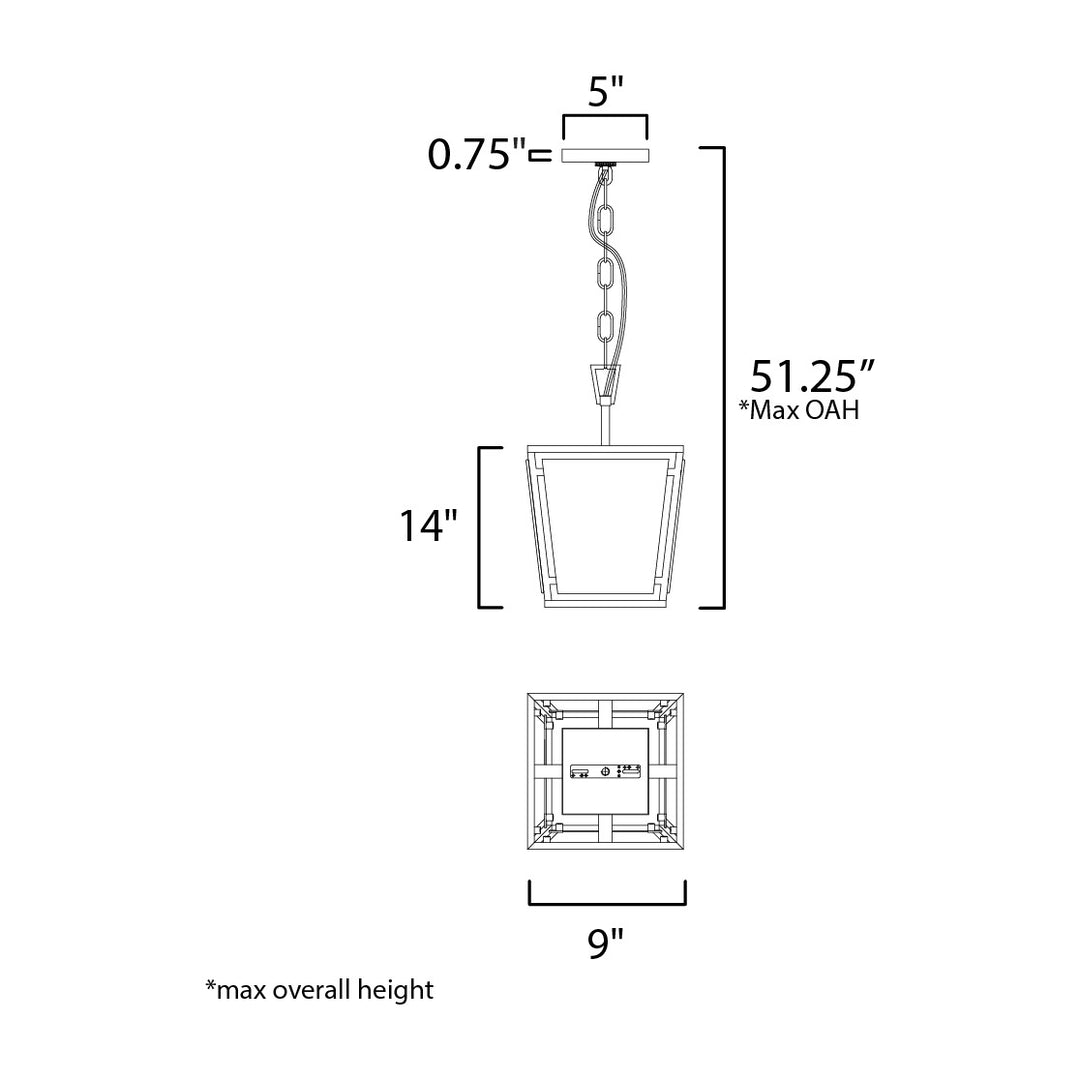Montauk Pendant by Studio M Lighting – line drawing