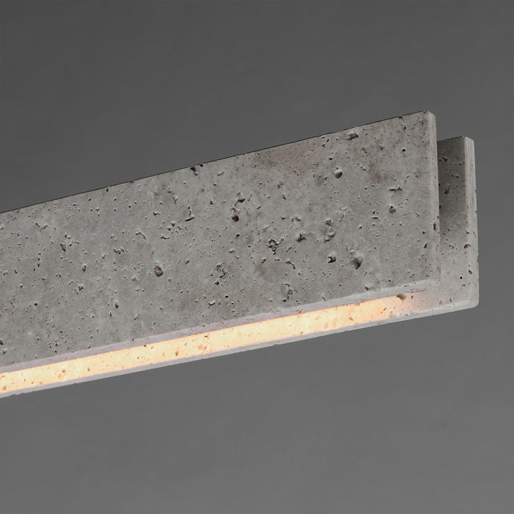 Lintel 47 LED Linear Stone Pendant by Studio M Lighting – lifestyle