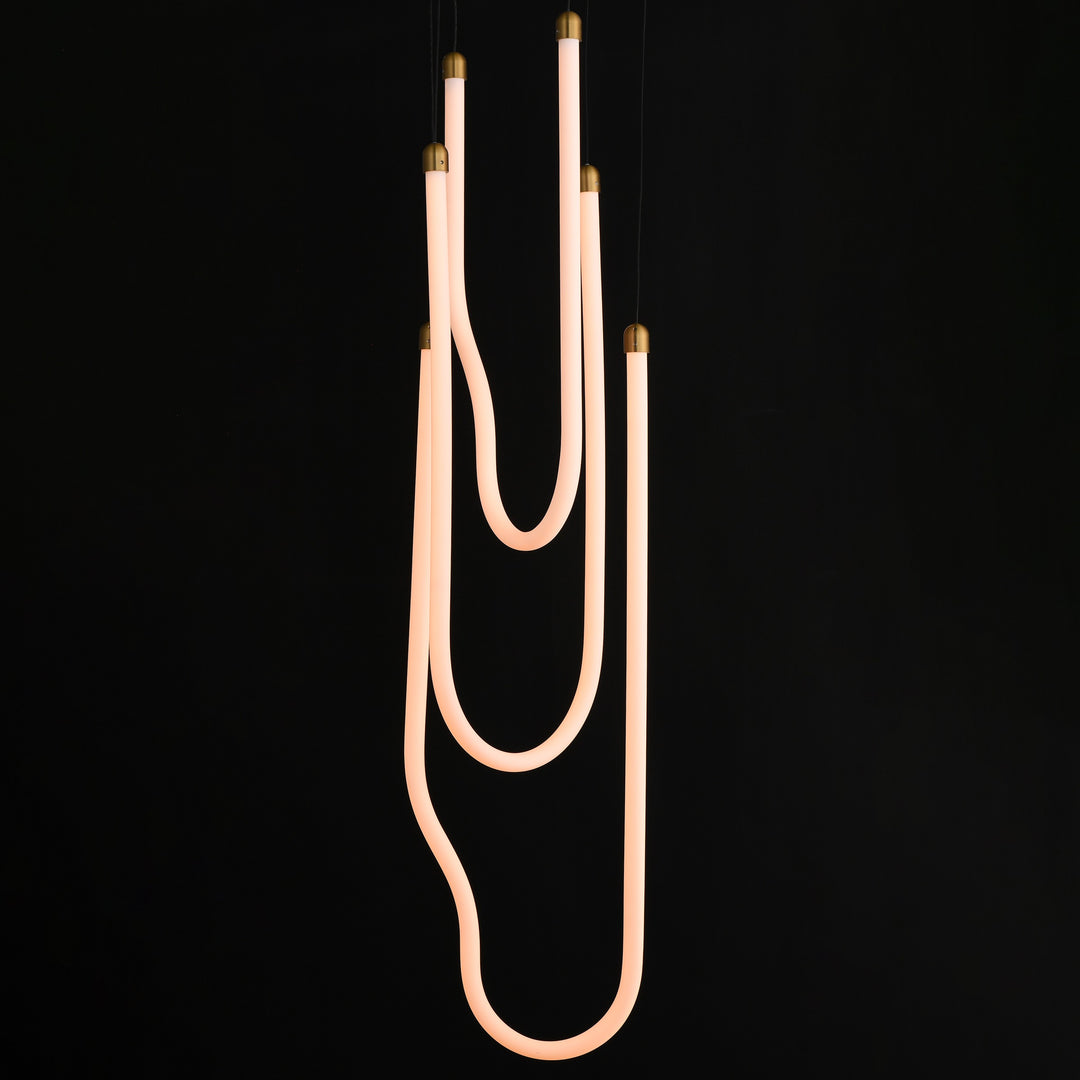 Soleil 3-Light LED Pendant by Studio M Lighting – lifestyle