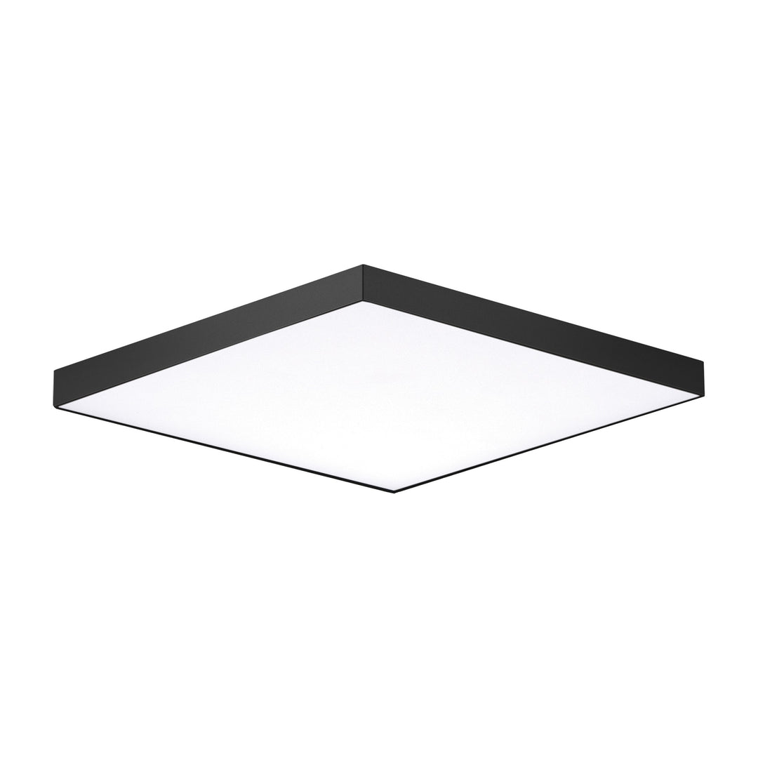 Trim 10.5" SQ LED Flush Mount 3000K by Studio M Lighting in Black