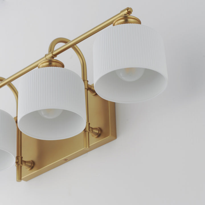 Bisque 4-Light Bath Vanity by Studio M Lighting – lifestyle
