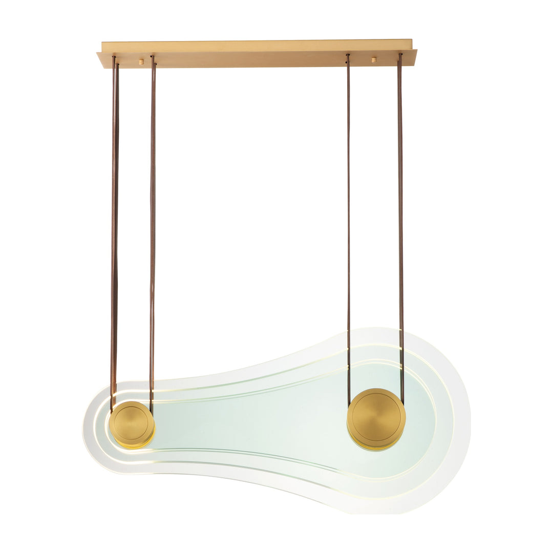 Stratum 2-Light LED Pendant by Studio M Lighting
