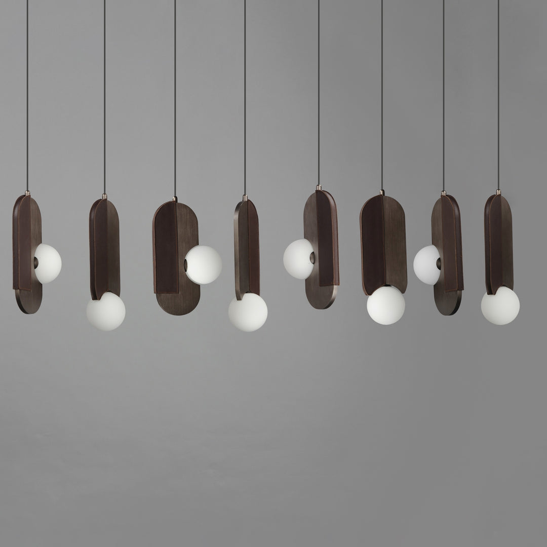 Stitched 8-Light Pendant by Studio M Lighting – lifestyle