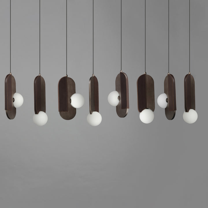 Stitched 8-Light Pendant by Studio M Lighting – lifestyle