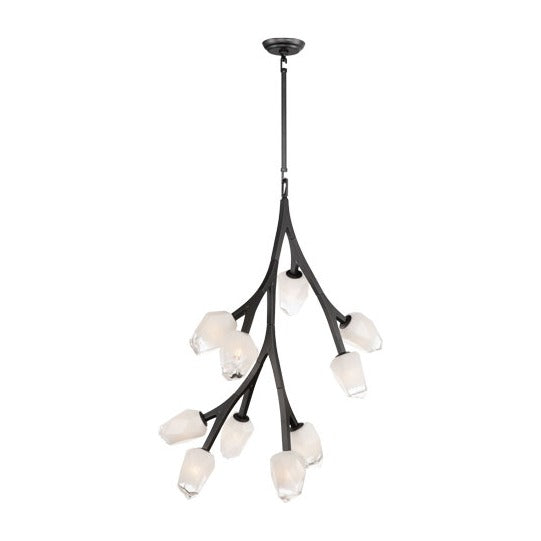 Blossom 10-Light Pendant 352798 by Studio M Lighting in Black