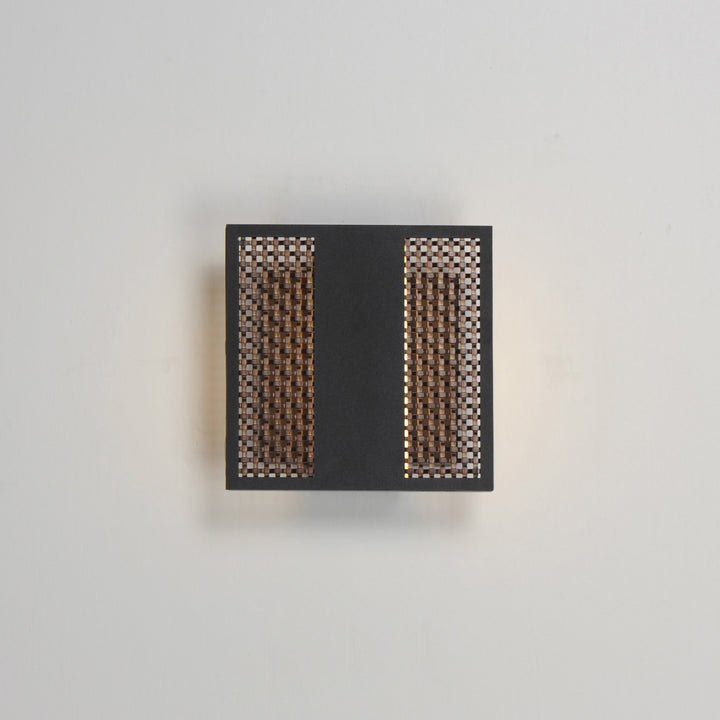 Interlace 6.5 LED Outdoor Wall Sconce by Studio M Lighting – lifestyle
