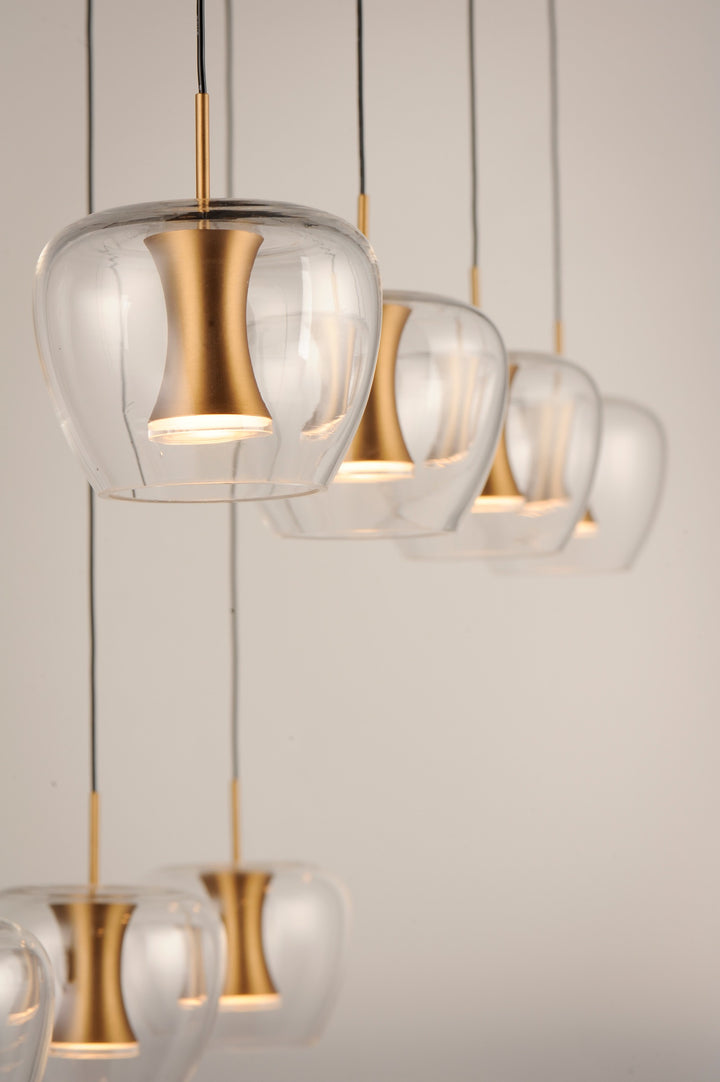 Newton LED 8-Light Pendant by Studio M Lighting – lifestyle