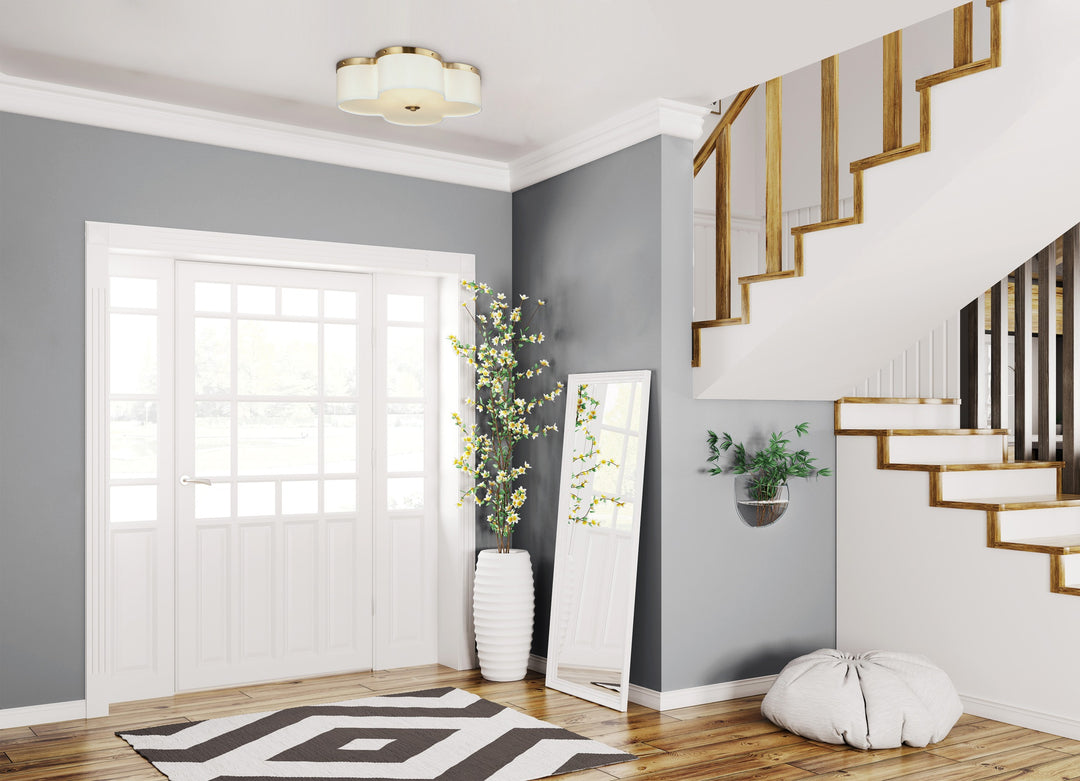 Clover 4-Light Flush Mount by Studio M Lighting – lifestyle