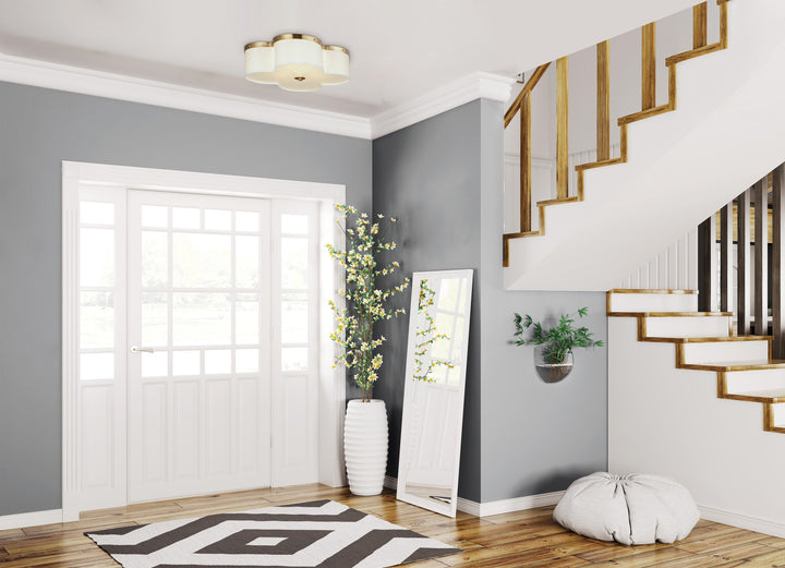 Clover 4-Light Flush Mount by Studio M Lighting – lifestyle