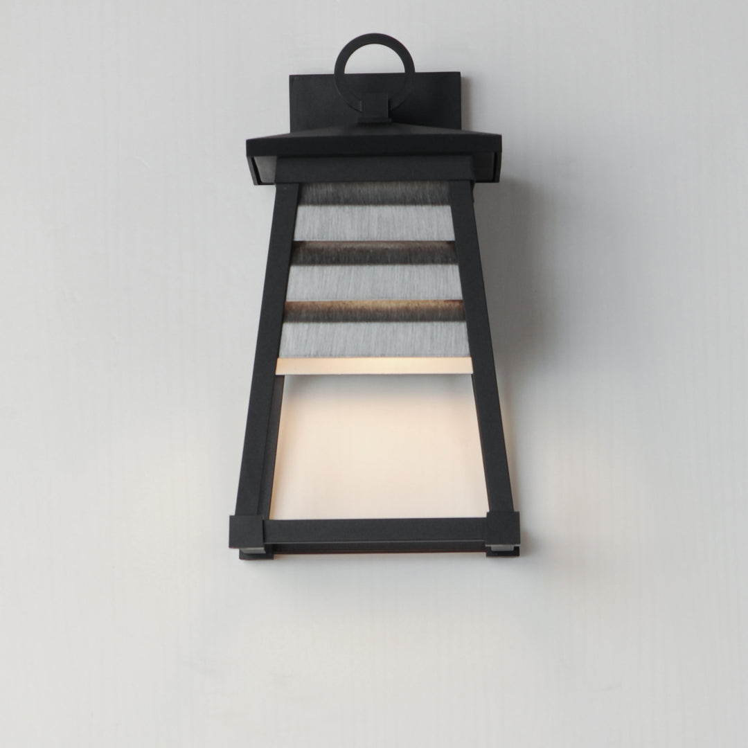 Shutters 1-Light Small Outdoor Wall Sconce by Studio M Lighting – lifestyle