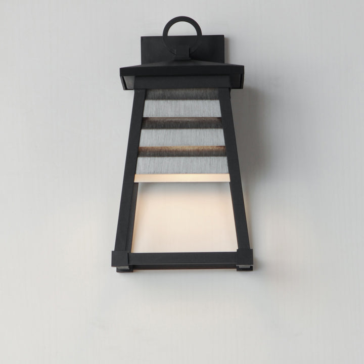 Shutters 1-Light Small Outdoor Wall Sconce by Studio M Lighting – lifestyle