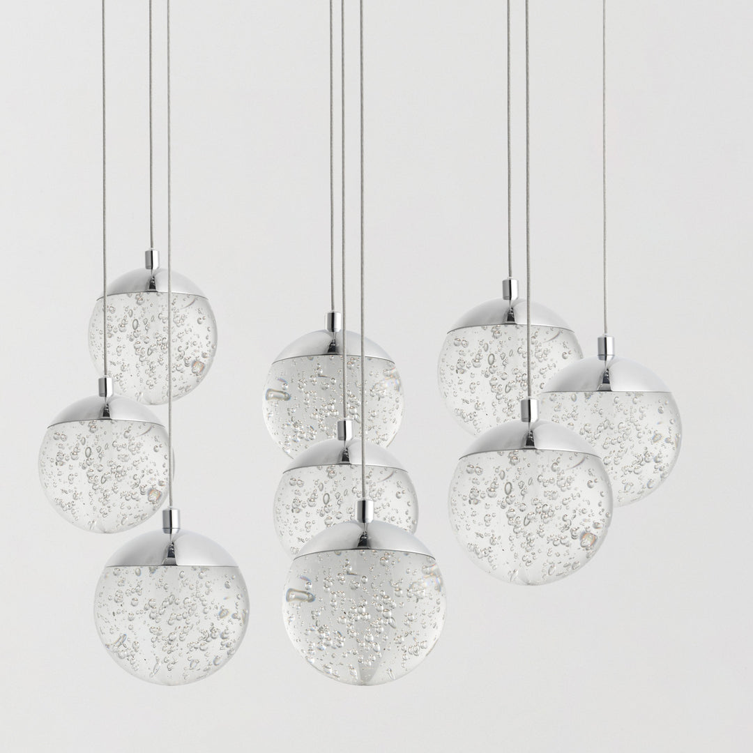 Orb II LED 9-Light Pendant by Studio M Lighting – lifestyle