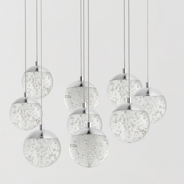 Orb II LED 9-Light Pendant by Studio M Lighting – lifestyle