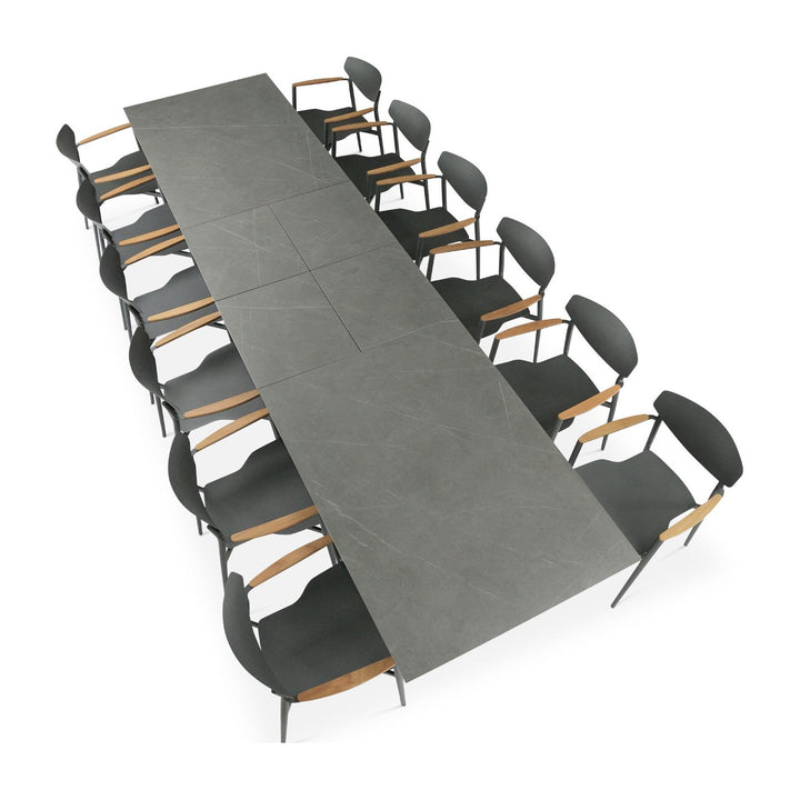 Albatros Rectangular Extendable Dining Table by Whiteline Modern Living