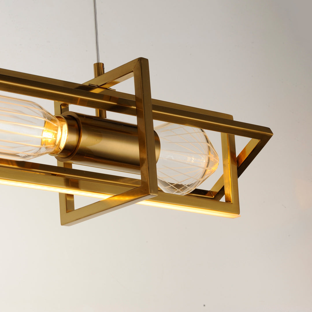 Zeppelin 50" LED Linear Pendant by Studio M Lighting – lifestyle