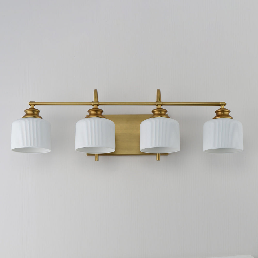 Bisque 4-Light Bath Vanity by Studio M Lighting – lifestyle