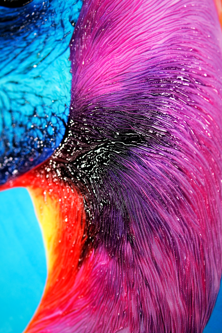 Eclectic Flamingo — Haptic 3D Embossed Print Insigne Art Design
