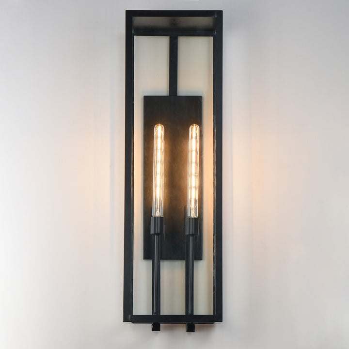 Catalina 2-Light 2XL Outdoor Up-Light Wall Sconce by Studio M Lighting – lifestyle