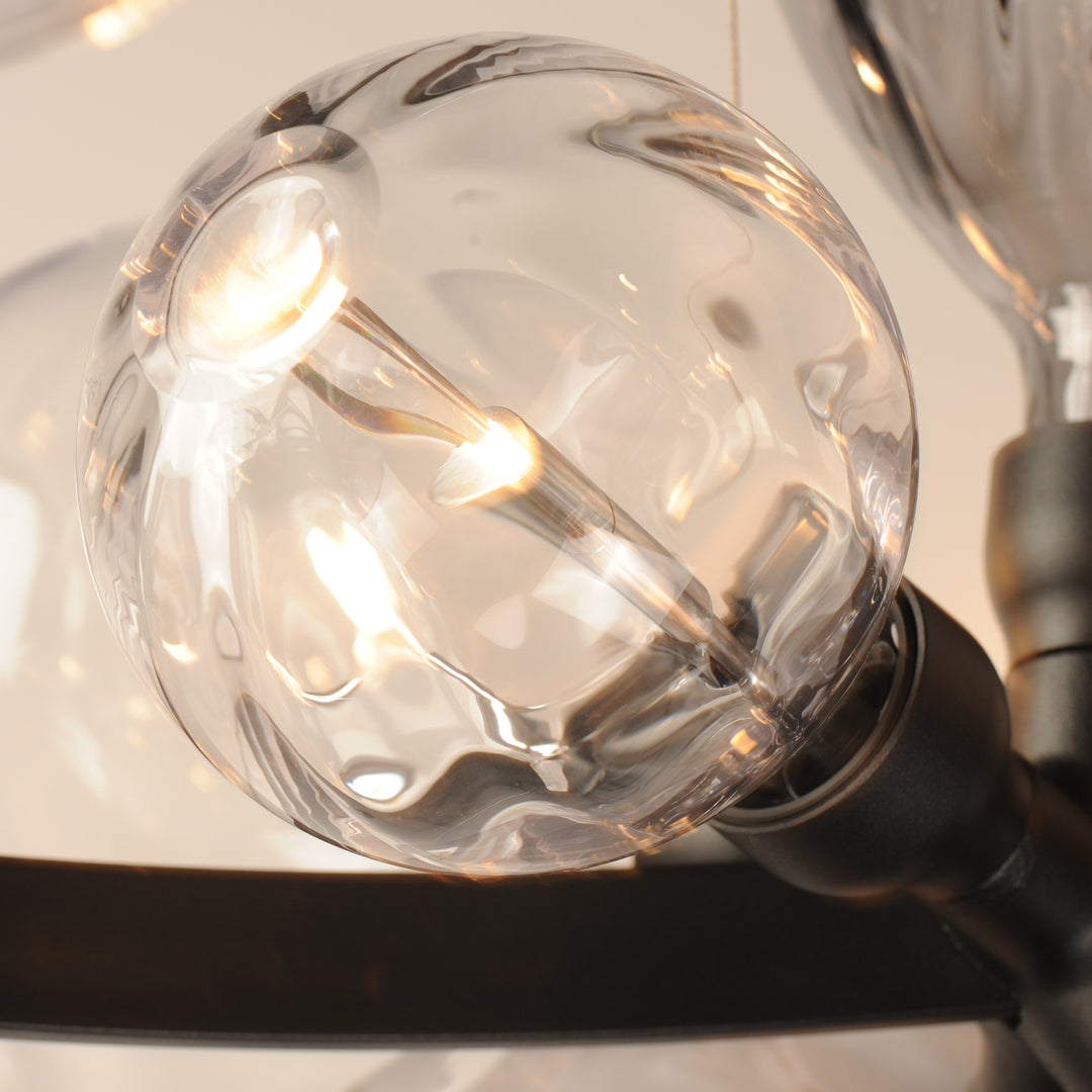 Ray Dance Cluster Ray Dance 18-Light 3 Cluster LED Pendant by Studio M Lighting – lifestyle