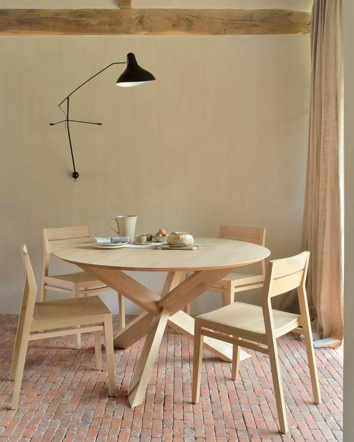 Circle Dining Table by Ethnicraft Dining Table Ethnicraft
