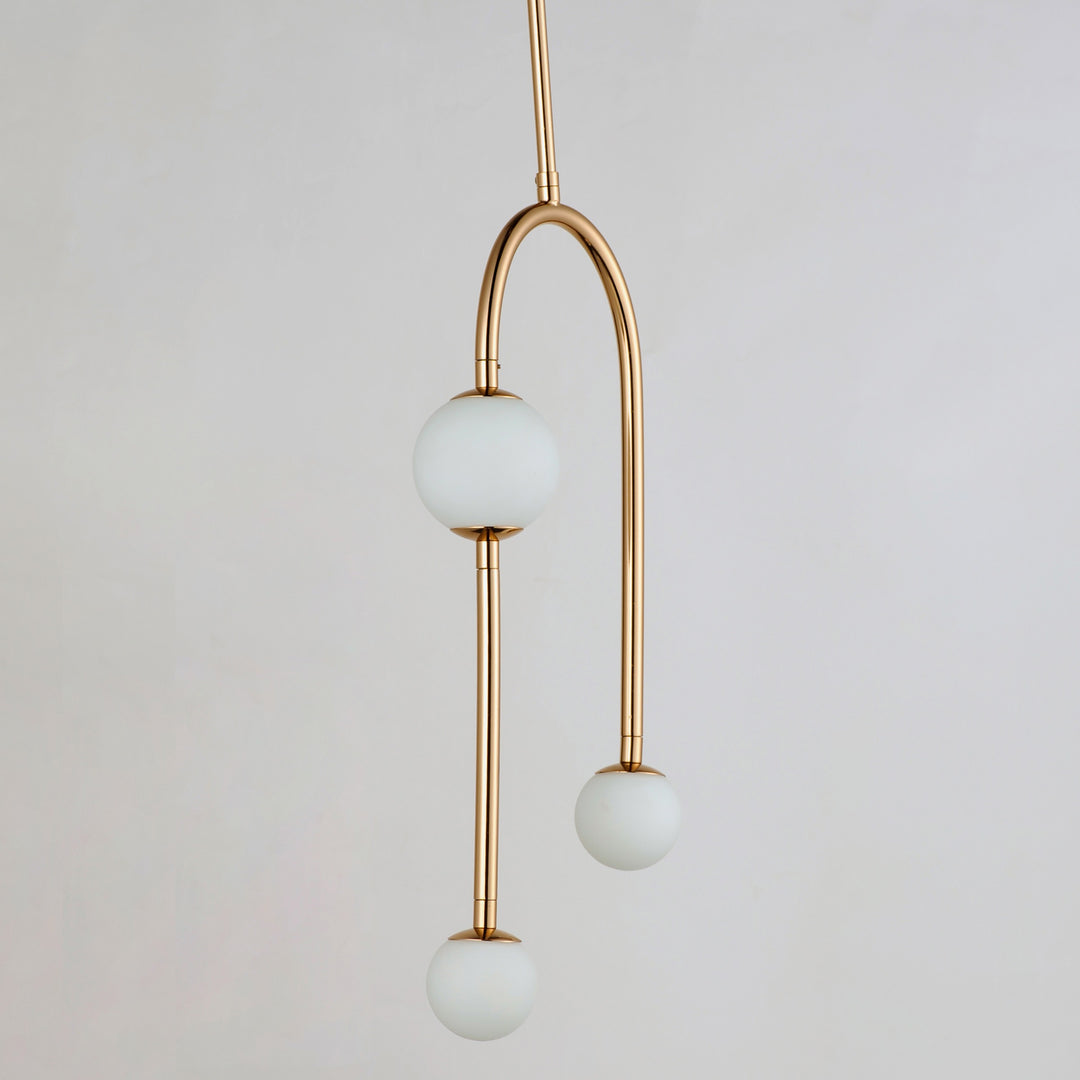 Alina 3-Light LED Pendant by Studio M Lighting – lifestyle