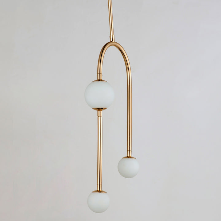 Alina 3-Light LED Pendant by Studio M Lighting – lifestyle