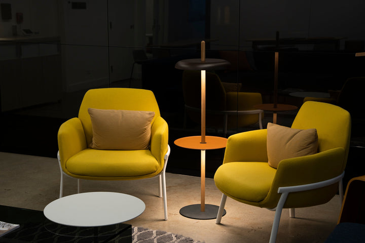 Nivél Module with Pedestal Tray Floor Lamp