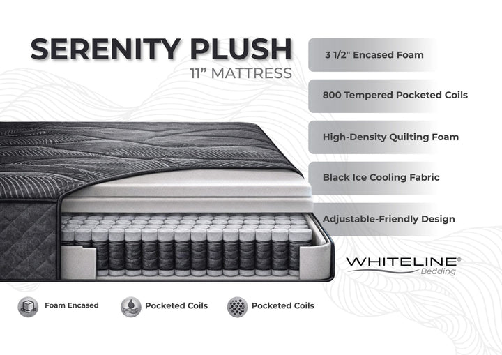 Serenity Plush Mattress by Whiteline Modern Living – lifestyle